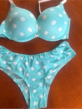 2006 Victoria’s Secret Sexy Little Things  Push-up Bra 34D And Panties ( M)